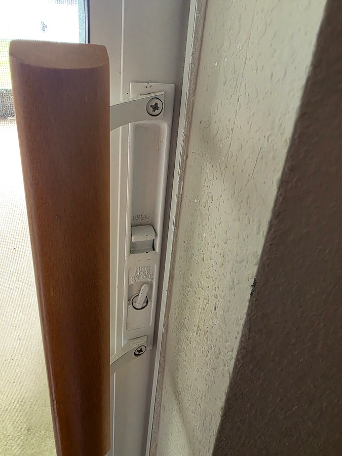 previous patio door handle